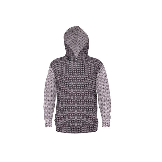 Hoodie in Tarnished Maille with Cloudy Silver Maille