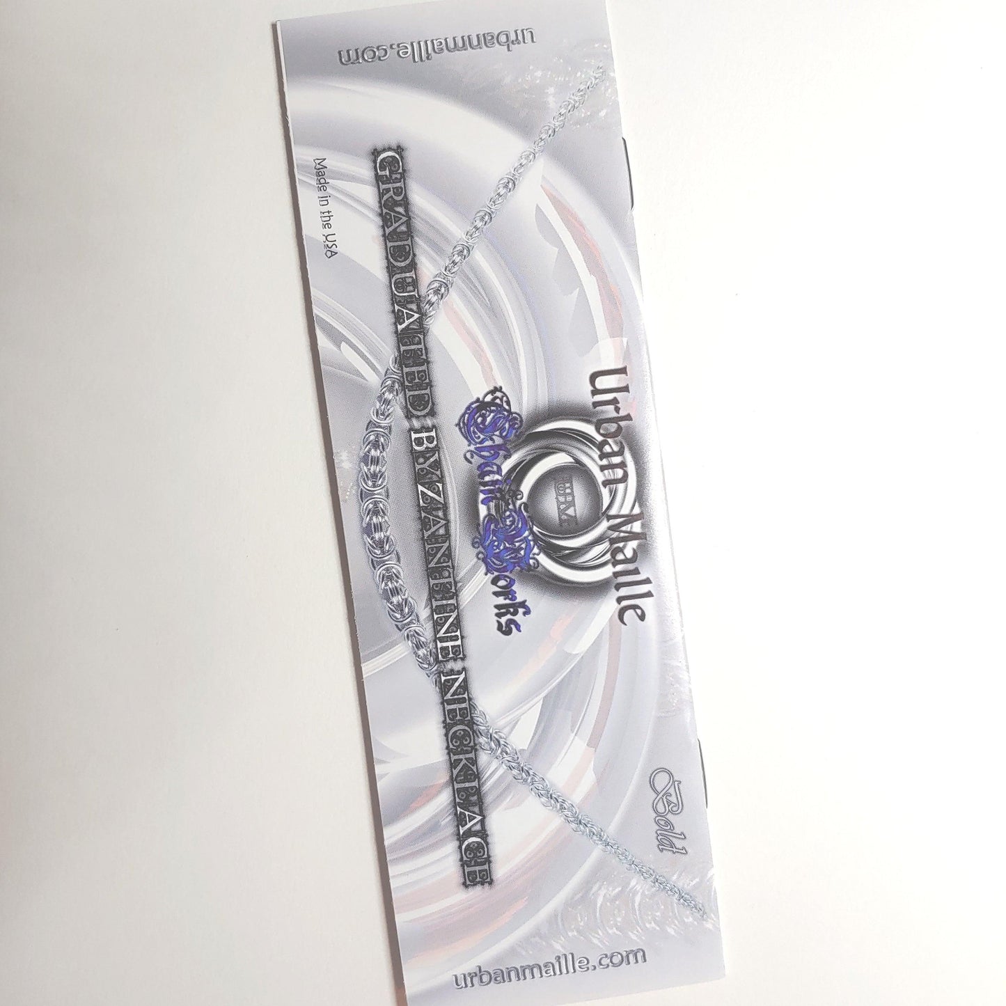 Bold Graduated Byzantine Necklace Instructions