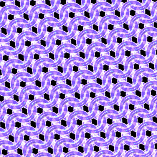Lavender Light Chainmaille Print Oversized Cotton T-Shirt