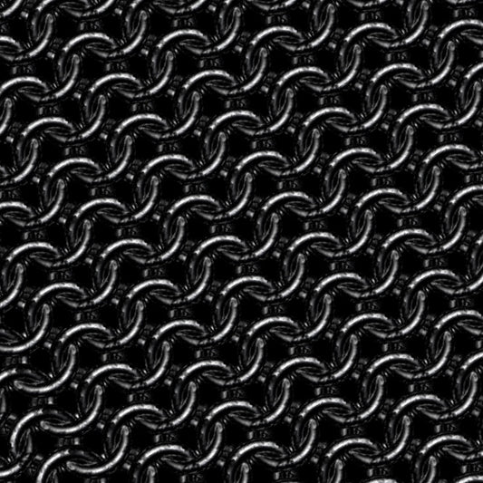 Rainy Night Chainmaille Print Oversized Cotton T-Shirt
