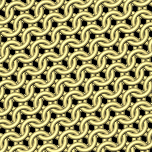 Electrum Chainmaille Print Oversized Cotton T-Shirt