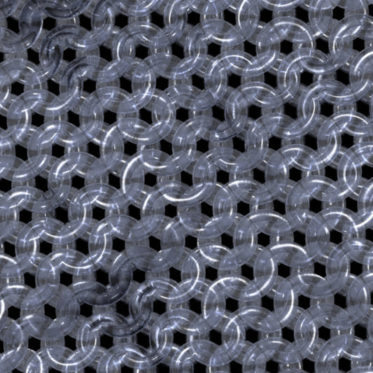 Smoke Rings Chainmaille Print Oversized Cotton T-Shirt