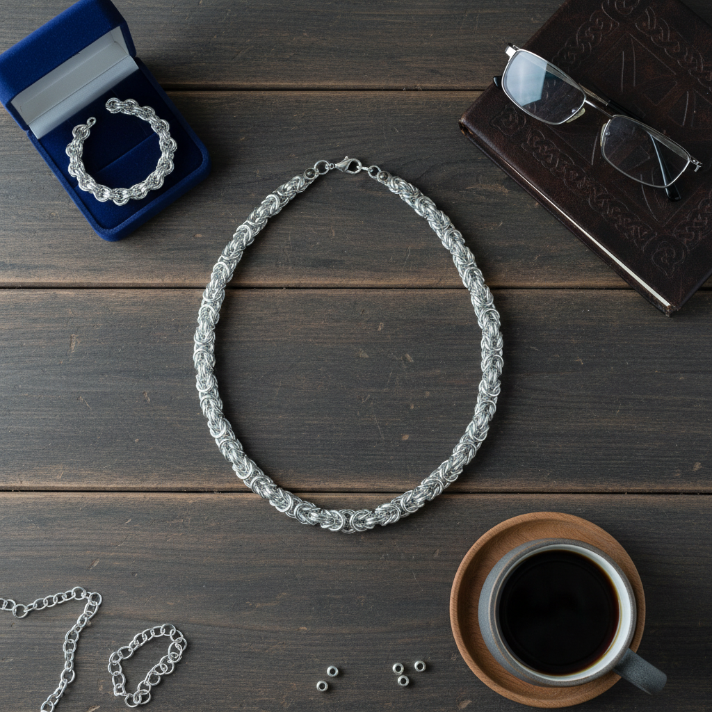 Delicate Graduated Byzantine Necklace Kit