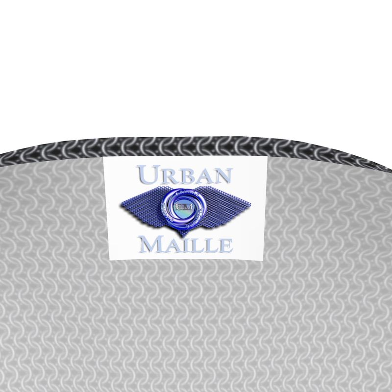 Women's Short Sleeve Cotton Tee - Chainmaille Print Knight Costume