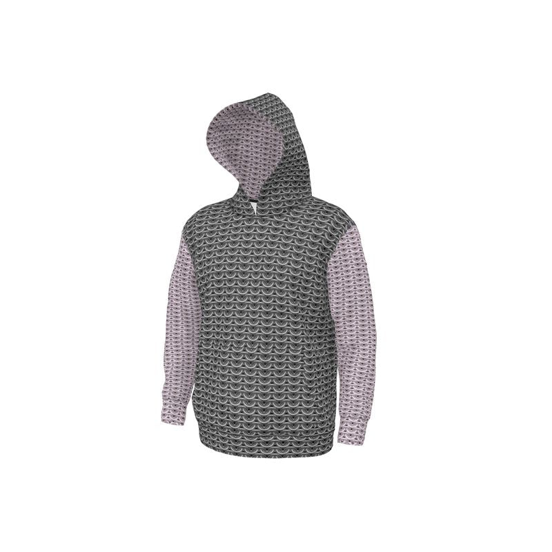 Hoodie in Grey Maille with Cloudy Silver Maille