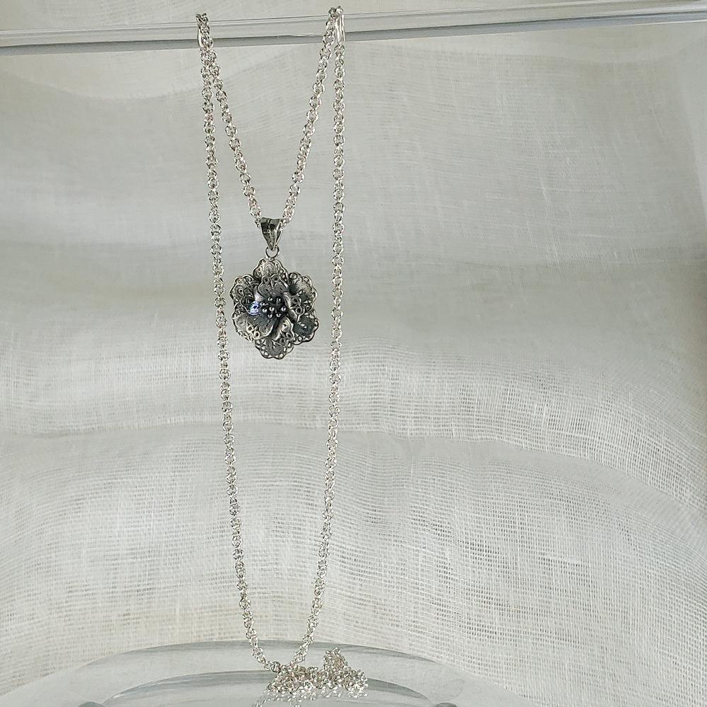 Sterling Filigree Necklace