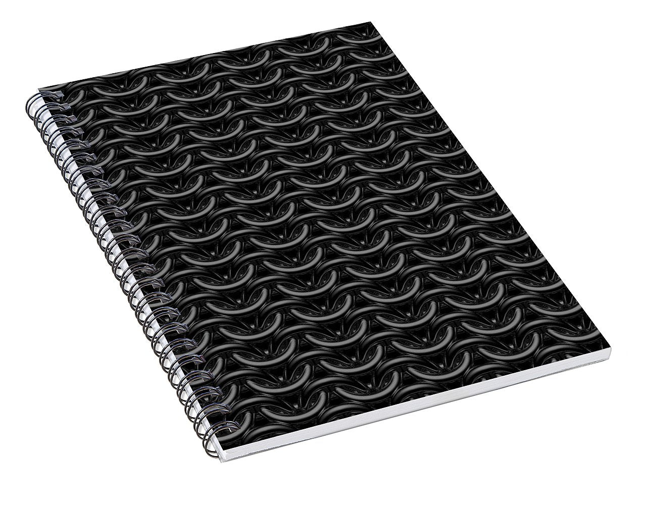 Black Maille Spiral Notebook