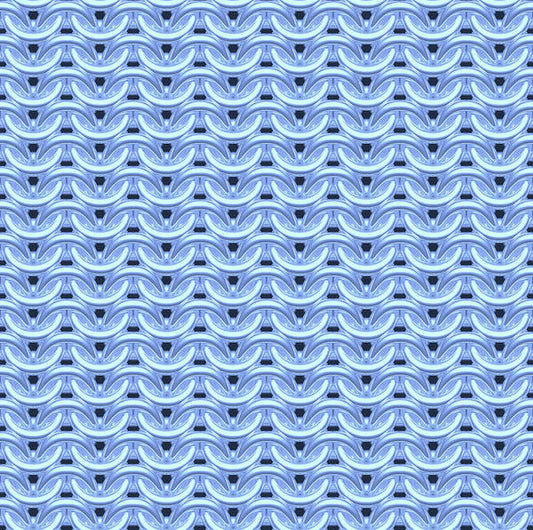 Dawn Blue Maille Art Print