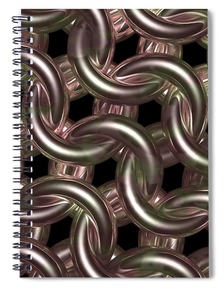 Galadriel Rose Maille - Spiral Notebook