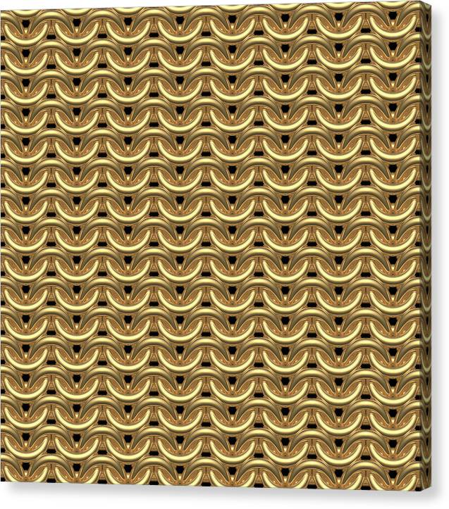 Golden Maille Canvas Print