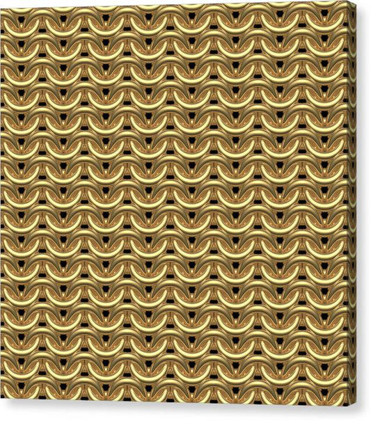 Golden Maille Canvas Print