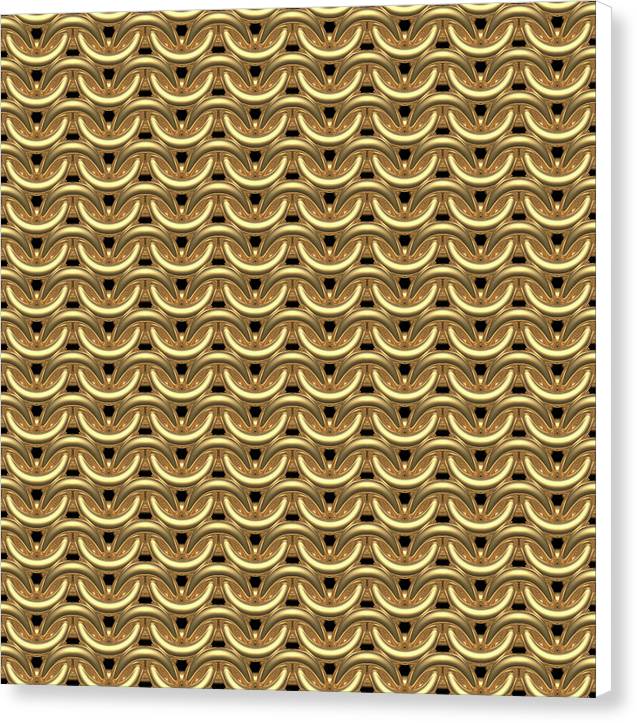 Golden Maille Canvas Print