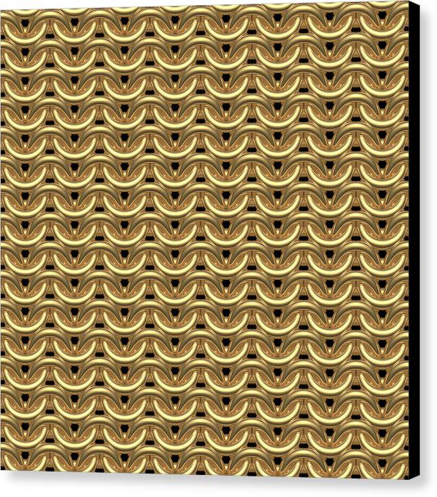 Golden Maille Canvas Print