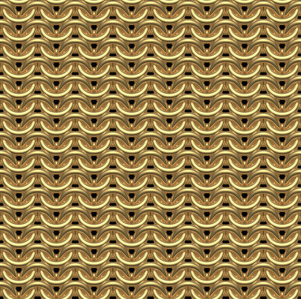 Golden Maille Art Print