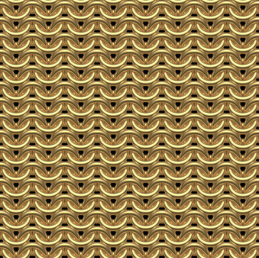 Golden Maille Art Print