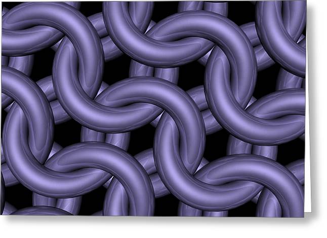 Royal Orchid Maille Greeting Card