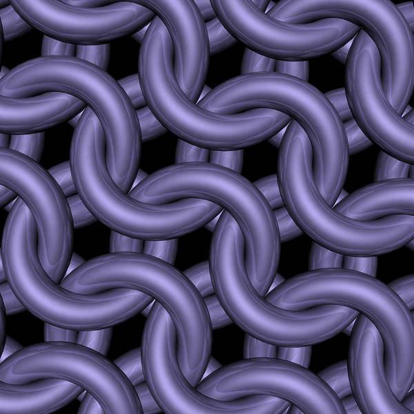Royal Orchid Maille Art Print