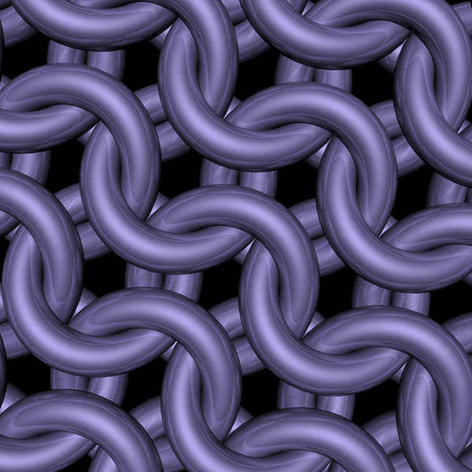 Royal Orchid Maille Art Print