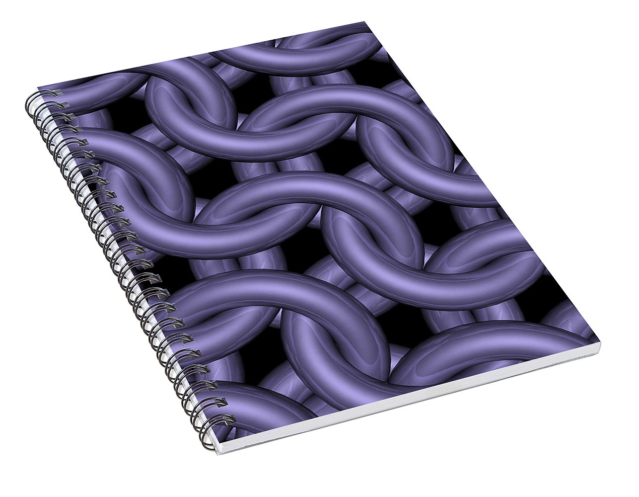 Royal Orchid Maille Spiral Notebook