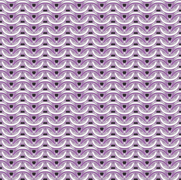 Silver Pink Maille Art Print