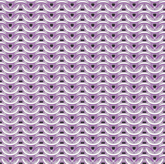 Silver Pink Maille Art Print