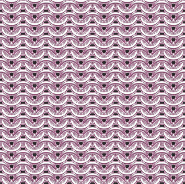 Silver Rose Maille Art Print