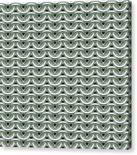 Silver Sage Maille Canvas Print