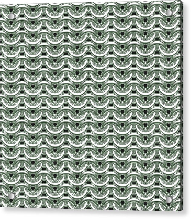 Silver Sage Maille Acrylic Print