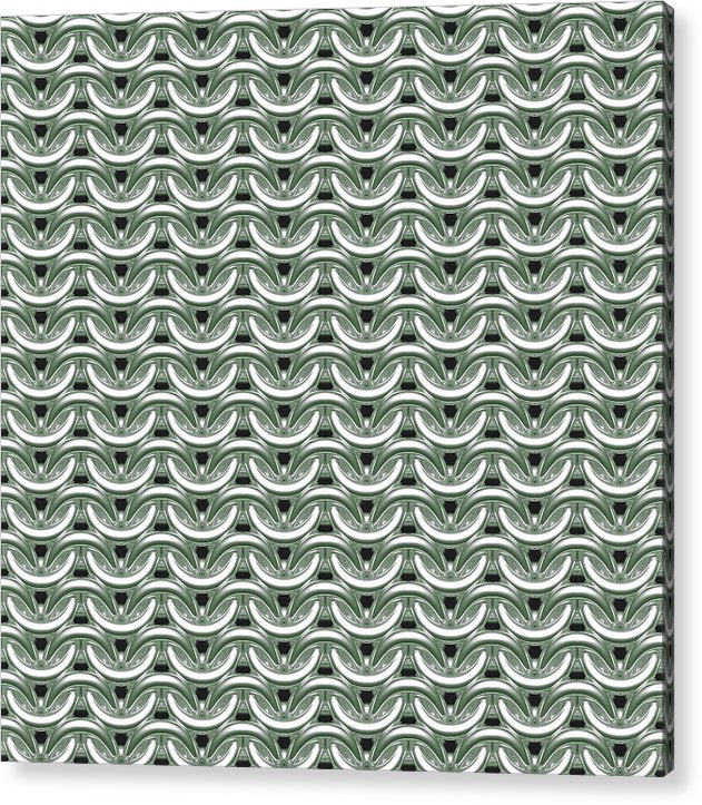 Silver Sage Maille Acrylic Print