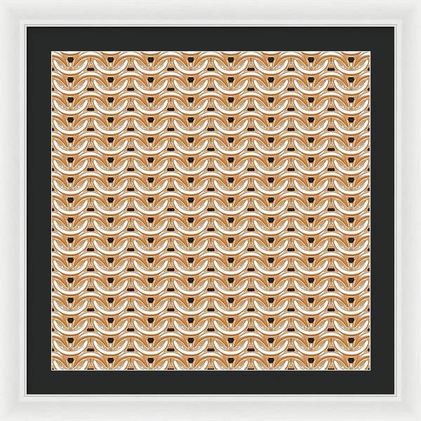 Sunkissed Maille Framed Print