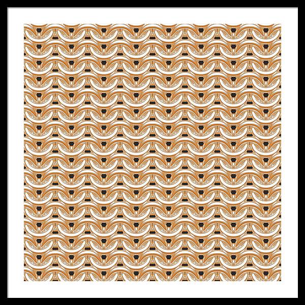 Sunkissed Maille Framed Print
