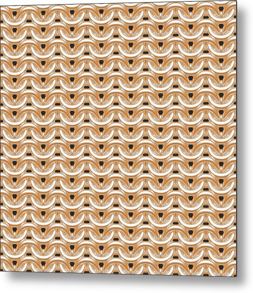 Sunkissed Maille Metal Print
