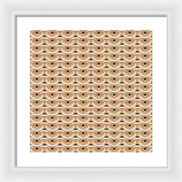Sunkissed Maille Framed Print