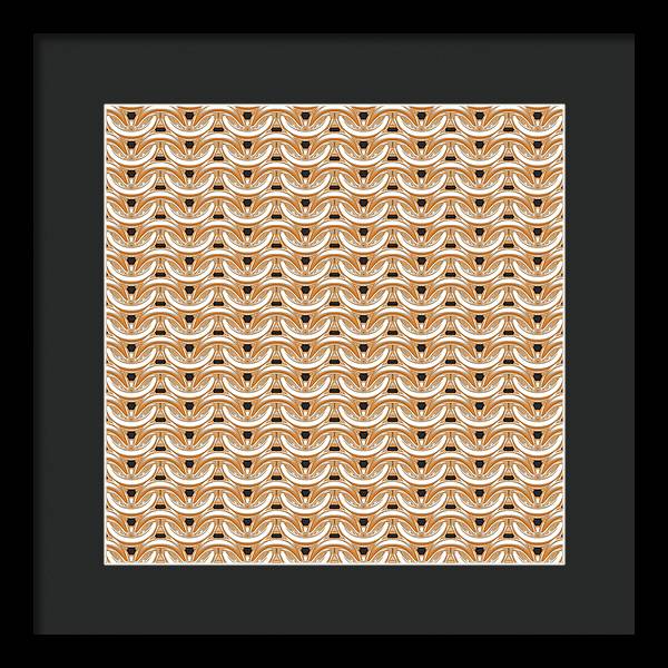 Sunkissed Maille Framed Print