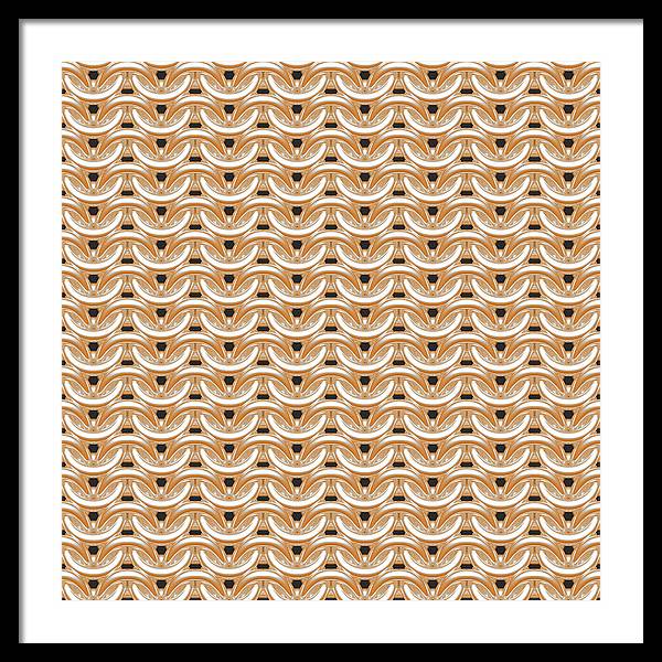 Sunkissed Maille Framed Print