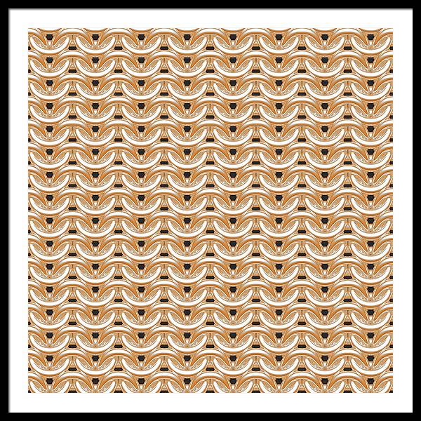 Sunkissed Maille Framed Print