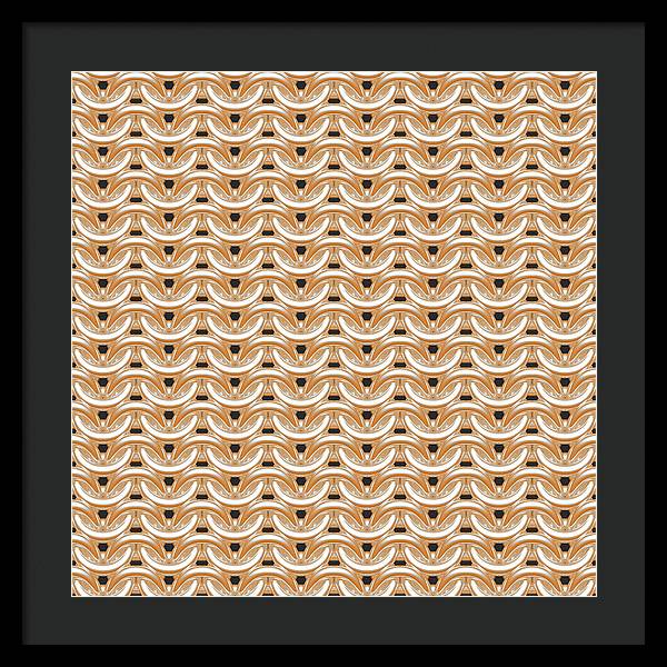 Sunkissed Maille Framed Print