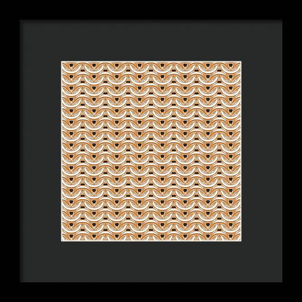 Sunkissed Maille Framed Print