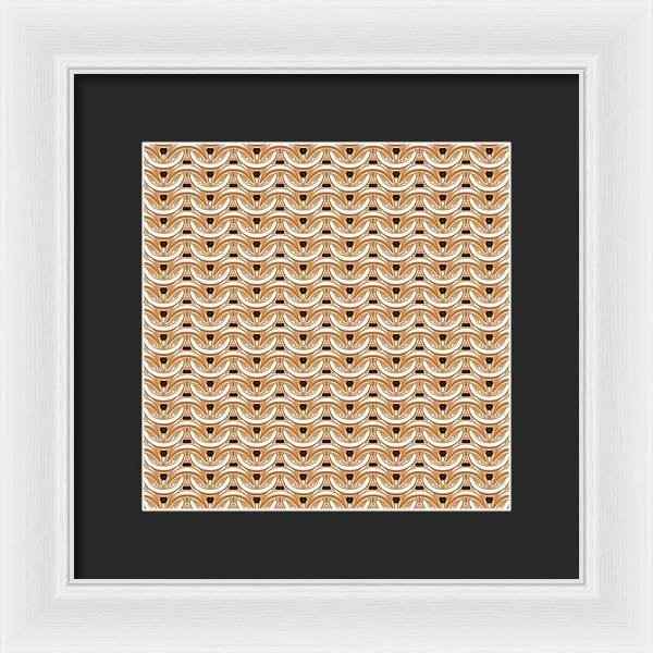 Sunkissed Maille Framed Print