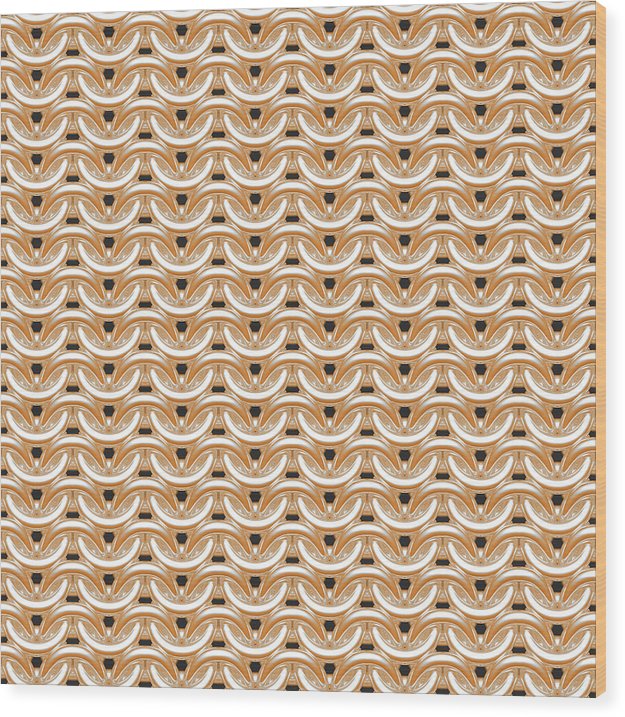 Sunkissed Maille Wood Print