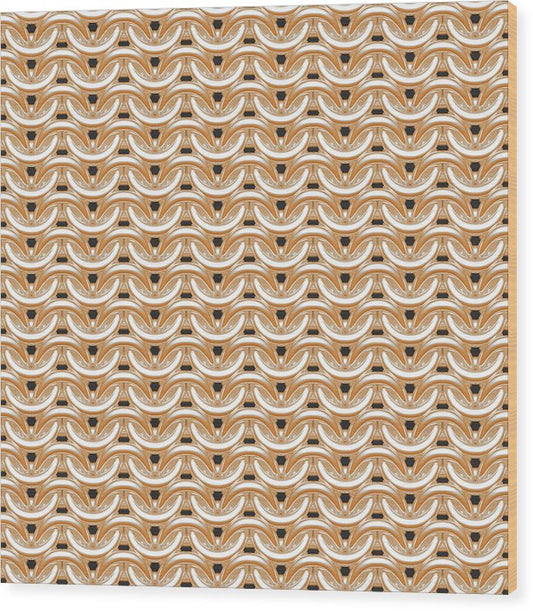 Sunkissed Maille Wood Print