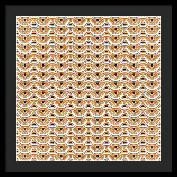Sunkissed Maille Framed Print