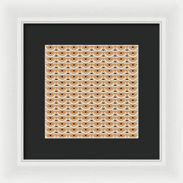 Sunkissed Maille Framed Print