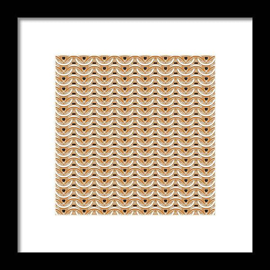 Sunkissed Maille Framed Print