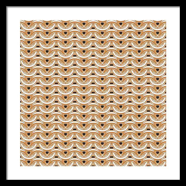 Sunkissed Maille Framed Print
