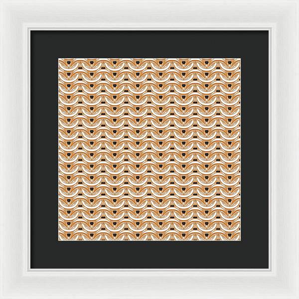 Sunkissed Maille Framed Print