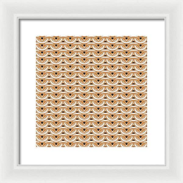 Sunkissed Maille Framed Print