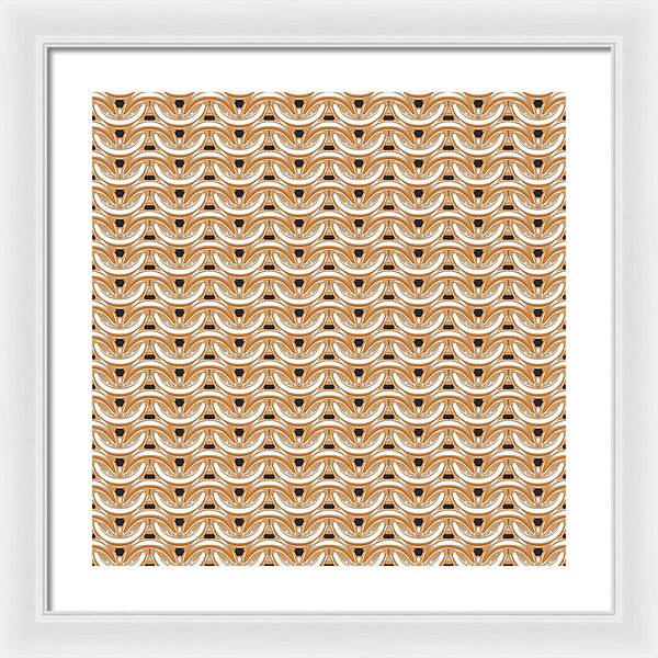 Sunkissed Maille Framed Print