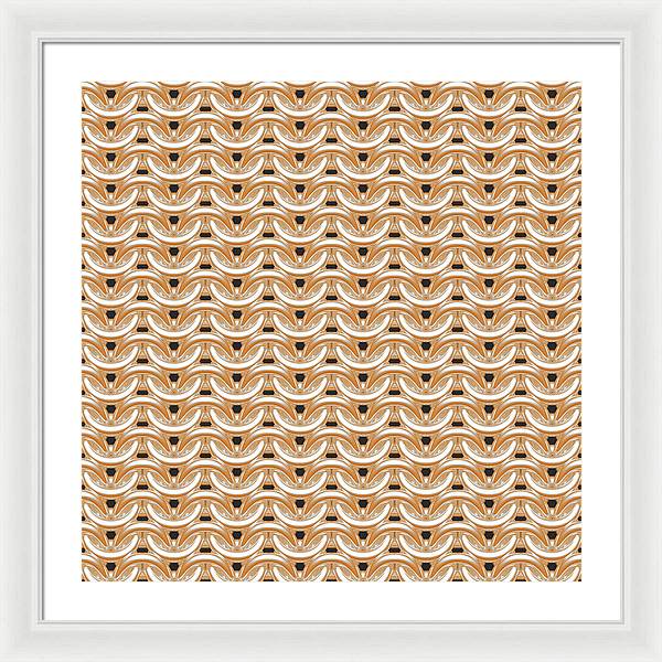 Sunkissed Maille Framed Print