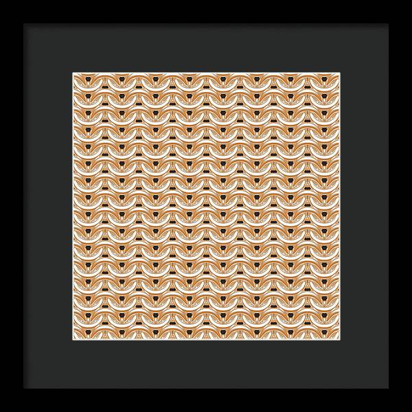 Sunkissed Maille Framed Print